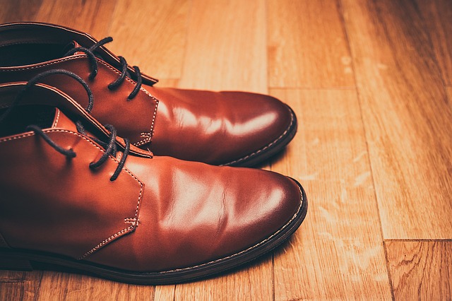 What care is needed for leather shoes